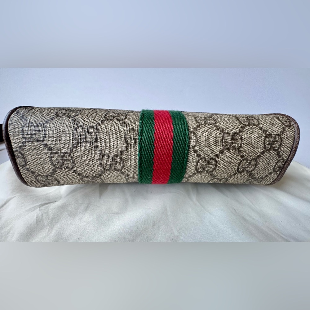 Gucci Belt Bag with Monogram Canvas and Leather Trim - Picture 8 of 17